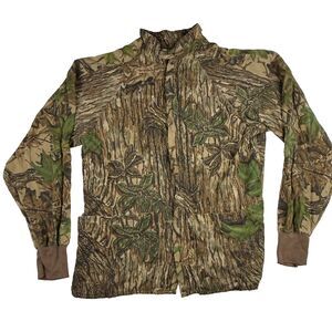 Vintage Spartan‎ Realtree Camo Shirt Large Long Sleeve 90s Hunting Lightweight